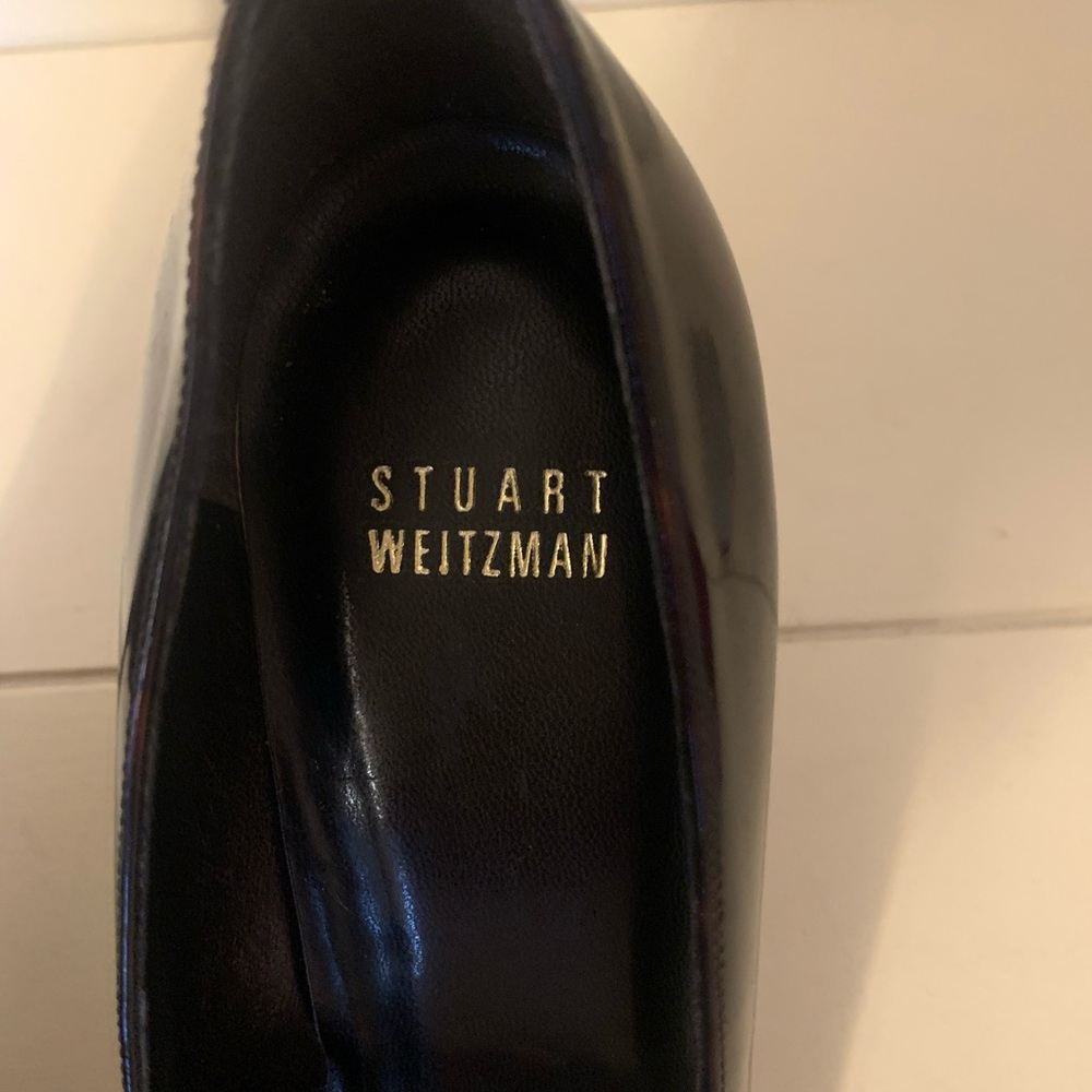 New Stuart Weitzman Tortoise Shell Patent Leather… - image 7